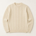 Cable-Knit Wool Sweater