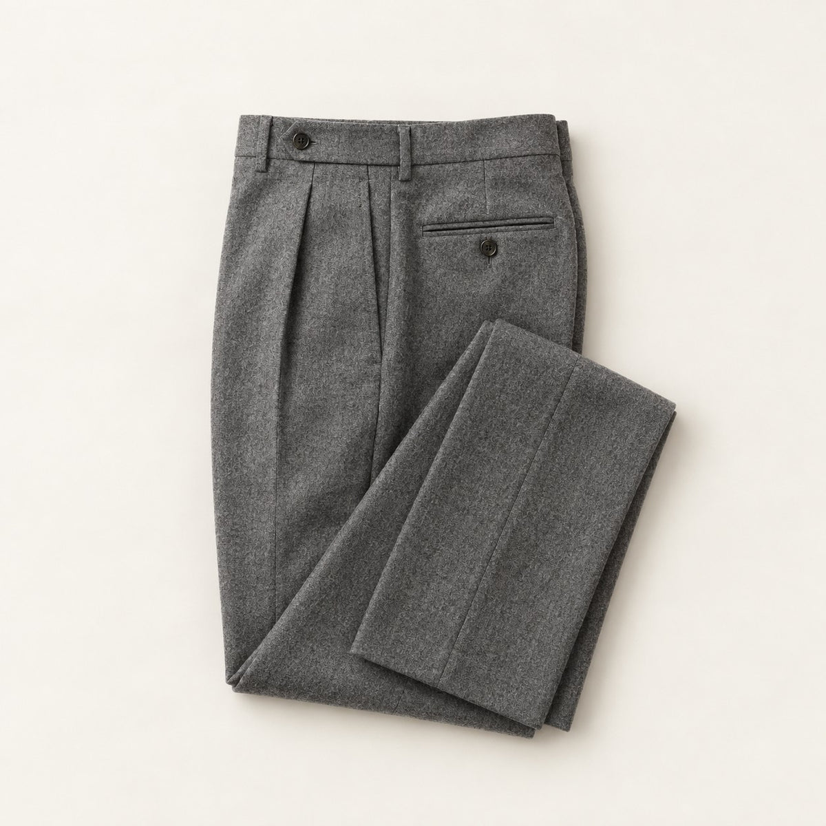 Wool Flannel Trousers